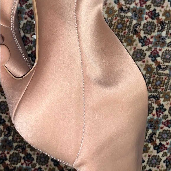 Top shop cream/light pink sock booties - Picture 3 of 3